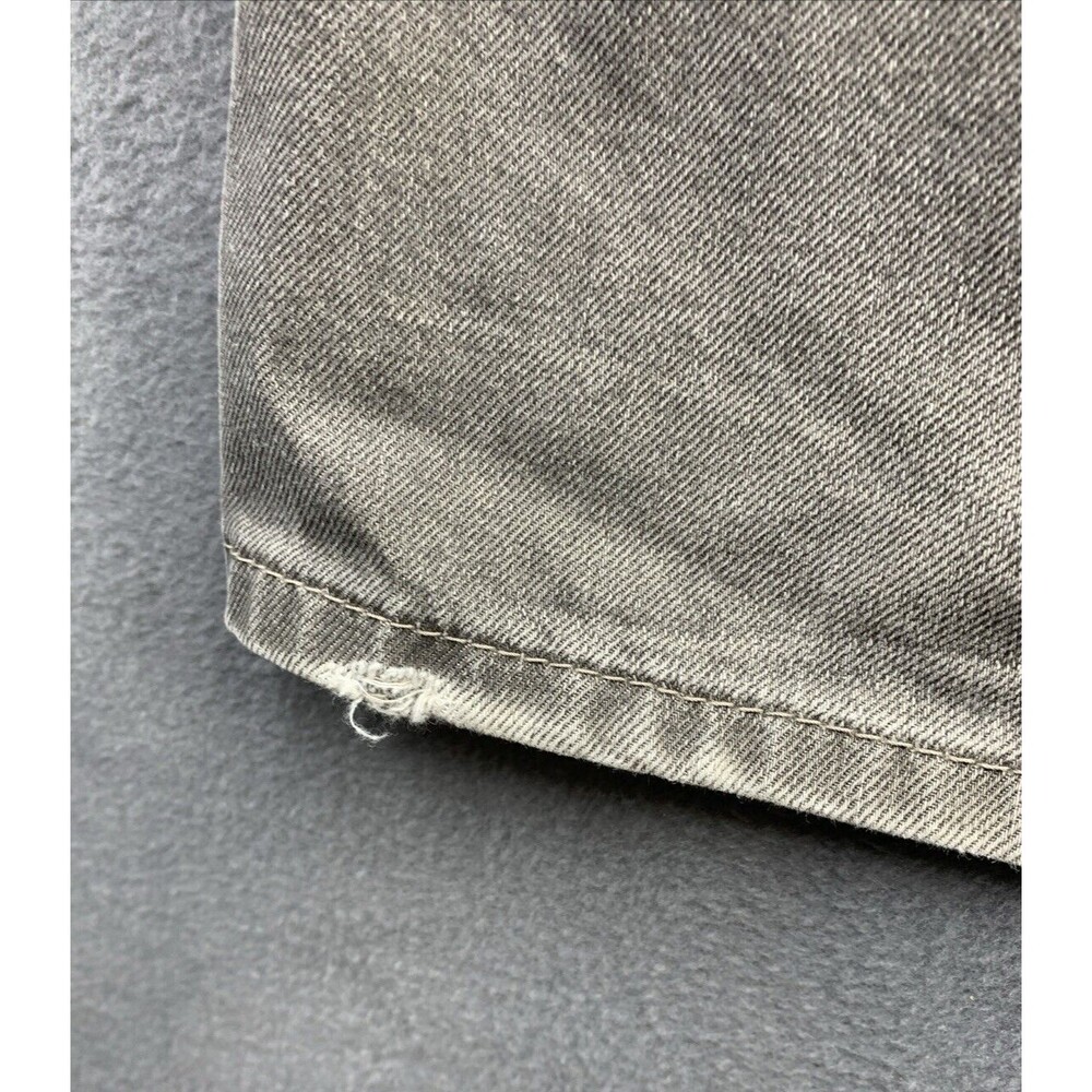 Levi Strauss 569 Denim Jeans Men's Size W36 L34 Gray Wash Stained Thrashed - Picture 16 of 16